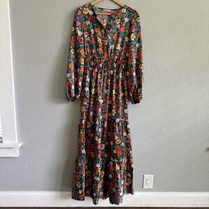Ces Femme Floral Boho Midi Size Small‎ EUC